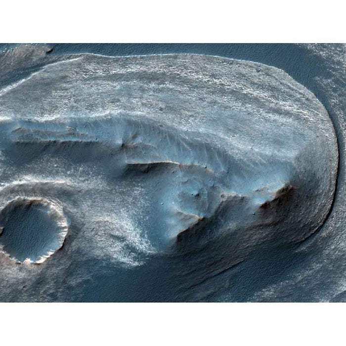 Cratered Surface of Mars Wall Decal Printed  | Wallhogs
