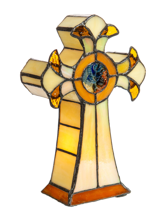 Cross Tiffany Accent Lamp