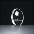 3.875" x 4.875" Crystal Clock