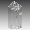 6" Crystal Diamond Top Pillar