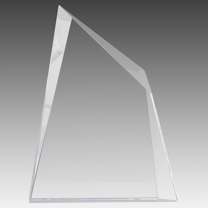6" x 7.75" Crystal Facet Wedge