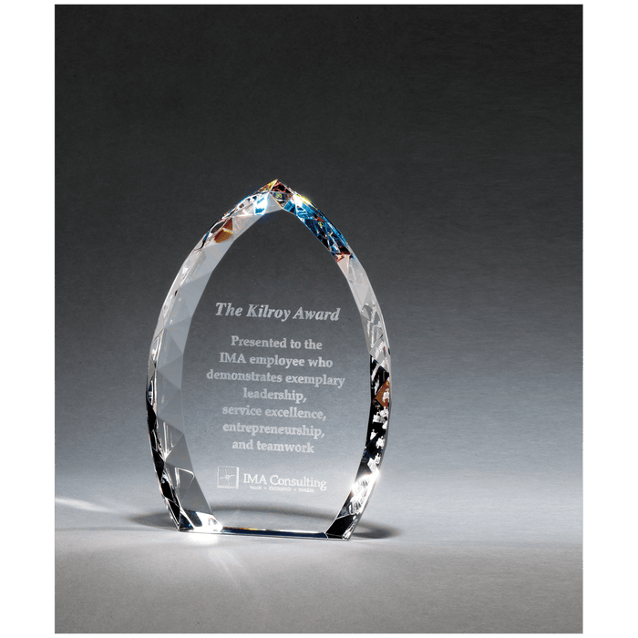 Crystal Flame w/Jeweled Edge and Prism-Effect