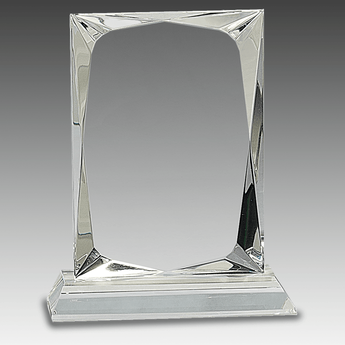 6.25" Crystal Rectangle on Clear Base