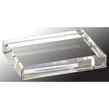 4" x 3" Crystal Rectangle Paperweight
