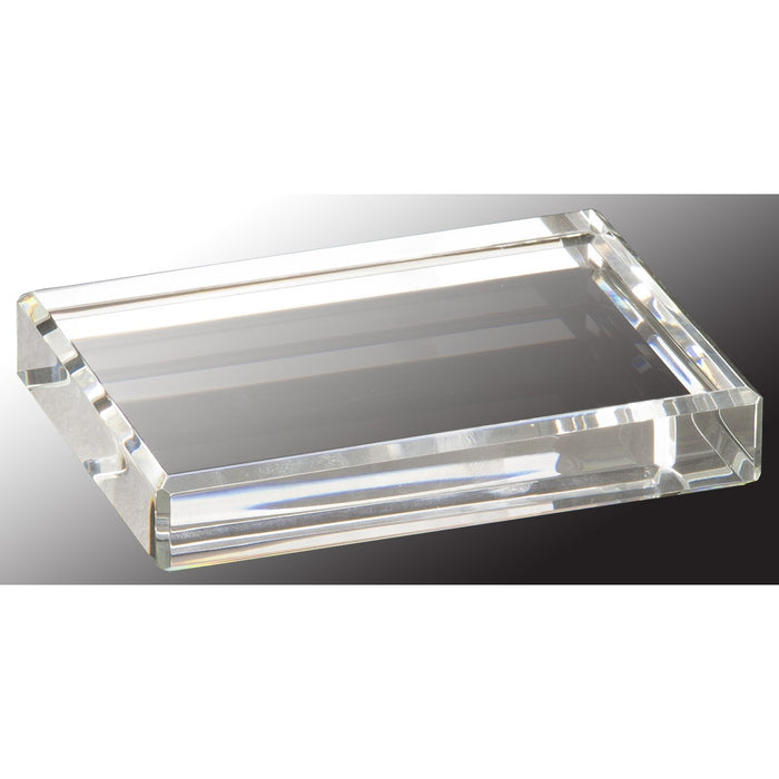 4" x 3" Crystal Rectangle Paperweight