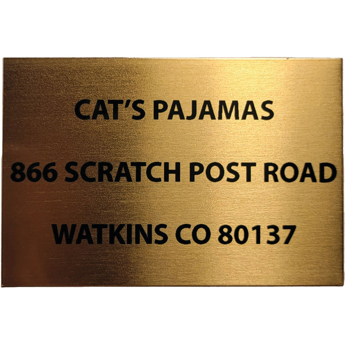 Custom Aluminum Plate - SW23