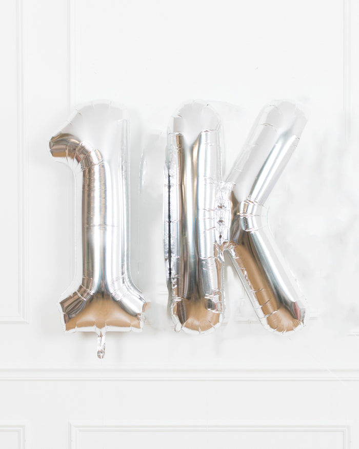 Custom Business Collection - Corporate Milestone Foil Balloon Set  (1 Digit)