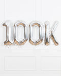 Custom Business Collection - Corporate Milestone Foil Balloon Set (3 Digits)