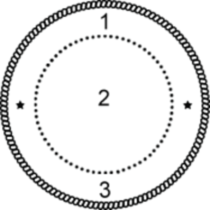 2" - Rubber Stamp Seal - Design Your Own - Self Inking or Wood Mounted