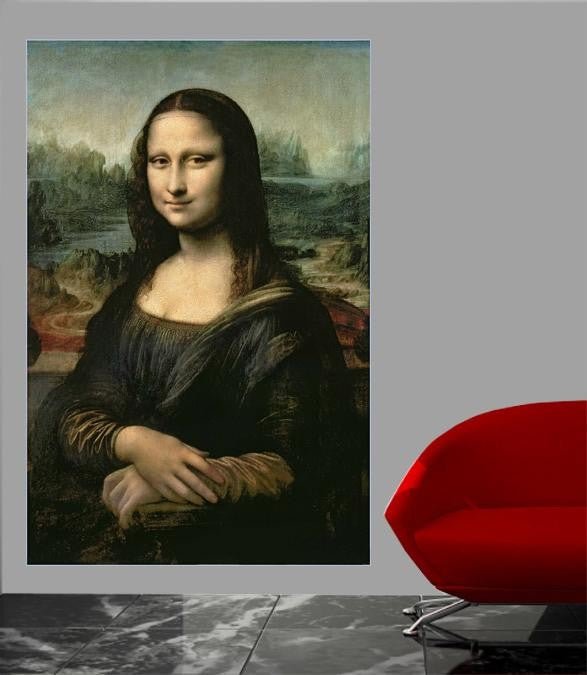 Da Vinci "Mona Lisa" (1503) Wall Decal (5 Sizes Available)