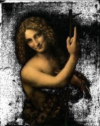 Da Vinci "St. John the Baptist" (1513) Wall Decal (4 Sizes Available)