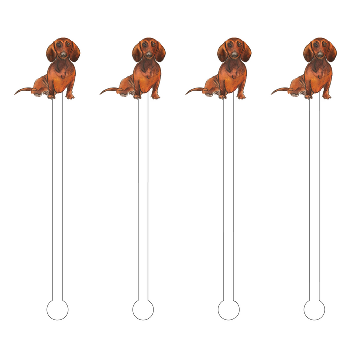 Dachshund Acrylic Sticks