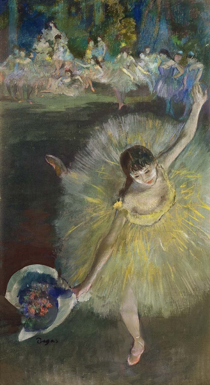 Degas "End of an Arabesque" (1877) Glossy Poster (6 Sizes Available)