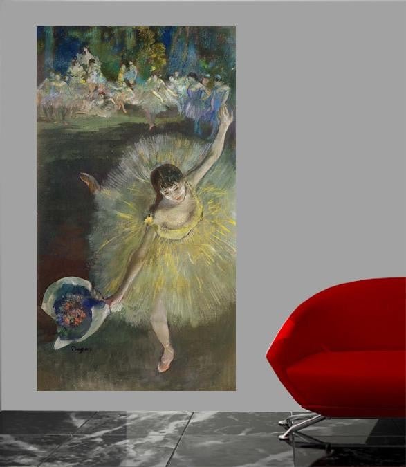 Degas "End of an Arabesque" (1877) Glossy Poster (6 Sizes Available)