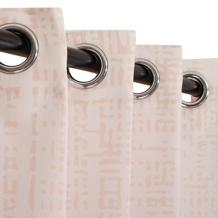 Designer Curtain -  Golden Desert Design