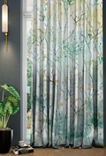 Designer curtains - Botanical Bliss Floral Curtains