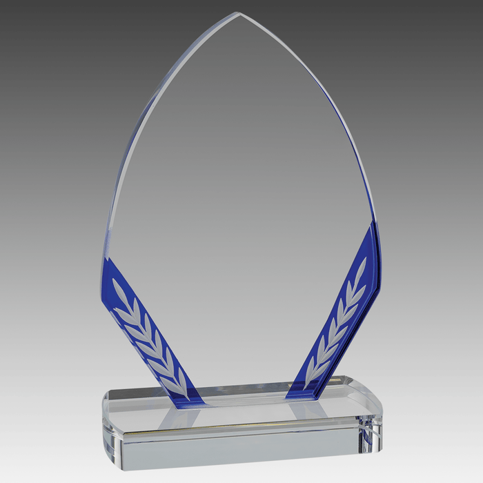 7.75" Blue Diamond Edge Glass