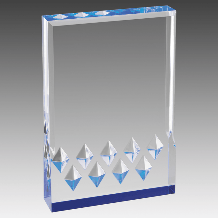 Clear/ Blue / 6" x 8"