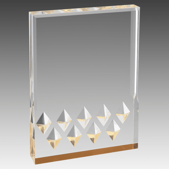 Clear/ Gold / 5" x 7"