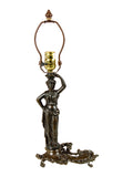 Diana Sculpture 19" Tall Antique Bronze Finish Metal Base
