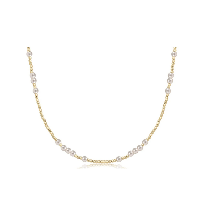 Enewton - Choker Hope Unwritten - 4mm Pearl - 17in - Findlay Rowe Designs