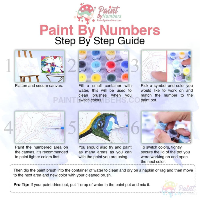 Eternal Love In The Moonlight Paint By Numbers Kit