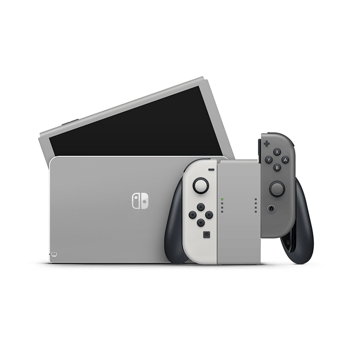 Faded Grey Nintendo Switch OLED Decal Skin