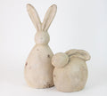 Faux Stone Rabbit Sculptures