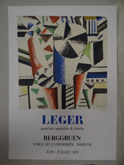 Fernand Leger Berggruen Gallery Poster 1979 AP404