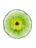 Fiore Bloom Green Hand Blown Art Glass Wall Decor - 9 Inch