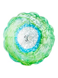 Fiore Green Hand Blown Art Glass Wall Decor - 14 Inch