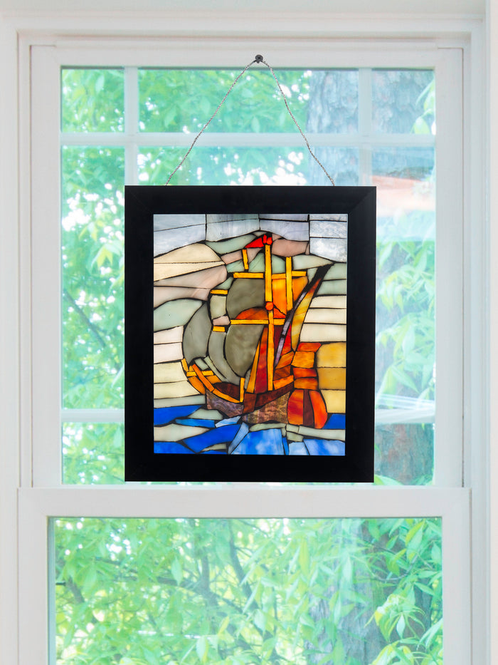 Flagship Mosaic Art Glass Wall Art / Suncatchers