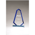 8.875" Flame Series Acrylic with Blue Accented Bevel