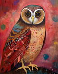 Folk Art Owl