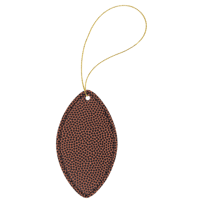 Football Leatherette Ornament with String - OL06