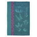 Autumn Vegetable Garden (Potager d'Automne) French Jacquard Cotton Dish Towel by Coucke
