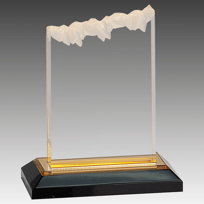 5" x 6" Gold Frosted Impress Acrylic