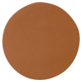 2.5" Round Caramel Genuine Leather Patch with Adhesive