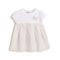 Girls Beige Fit & Flare Dress