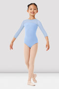 Girls Mirella Paisley 3/4 Sleeve Leotard - BLOCH EU