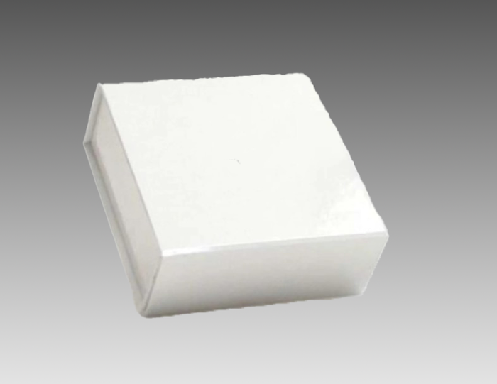White / 3.625" x 3.5"
