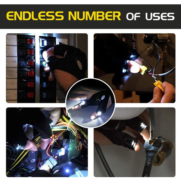 GloveOn Outdoor LED Flashlight Glove
