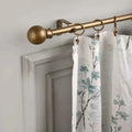 GOLD BALL FINIAL EXTENDABLE  ROD GOLD 19MM (HARDWARE INCLUDED)