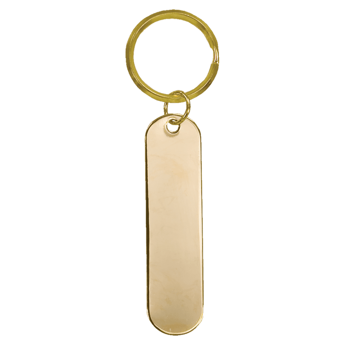 Gold Bar Brass Keychain - KCB07