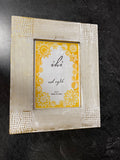 Gold & White Frame