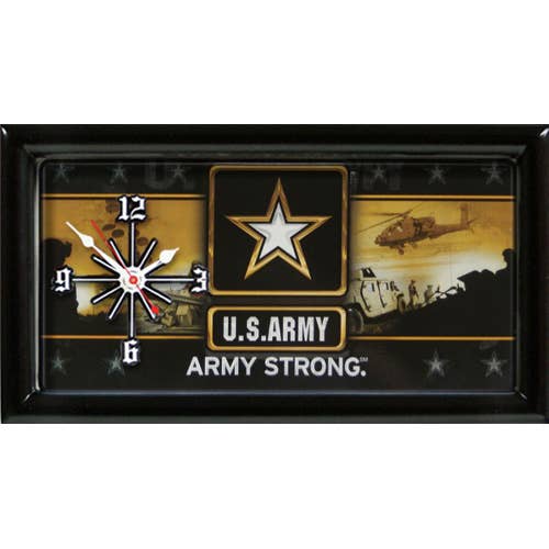 Good Tymes "Army Strong" US Army Clock | 7"x13"