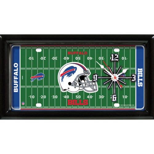 Good Tymes Buffalo Bills Field Clock | 7"x13"