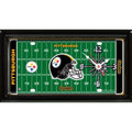Good Tymes Pittsburgh Steelers Field Clock | 7"x13"