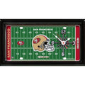 Good Tymes San Francisco 49ers Field Clock | 7"x13"