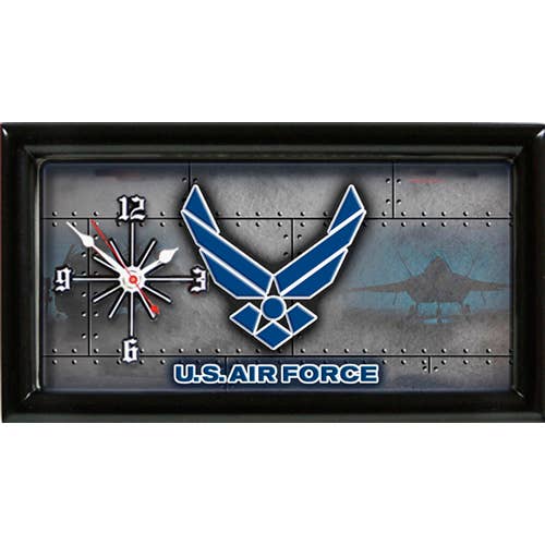 Good Tymes US Airforce Wall Clock | 7"x13"